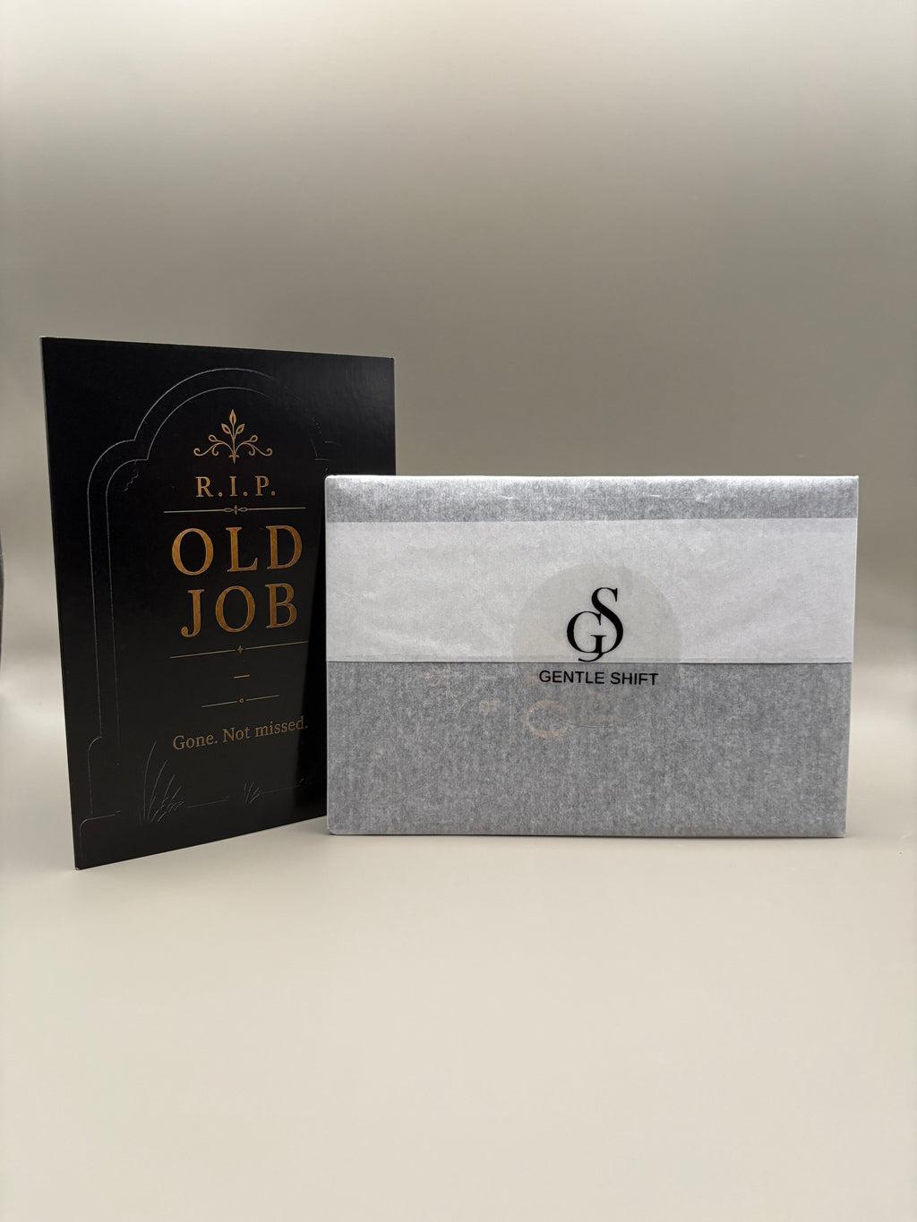 OLD JOB Klappkarte mit Gentle Shift Verpackung